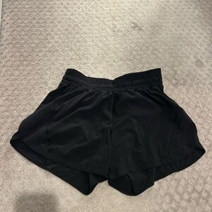 Lululemon Track That HR Short 5 inch inseam size 12 black